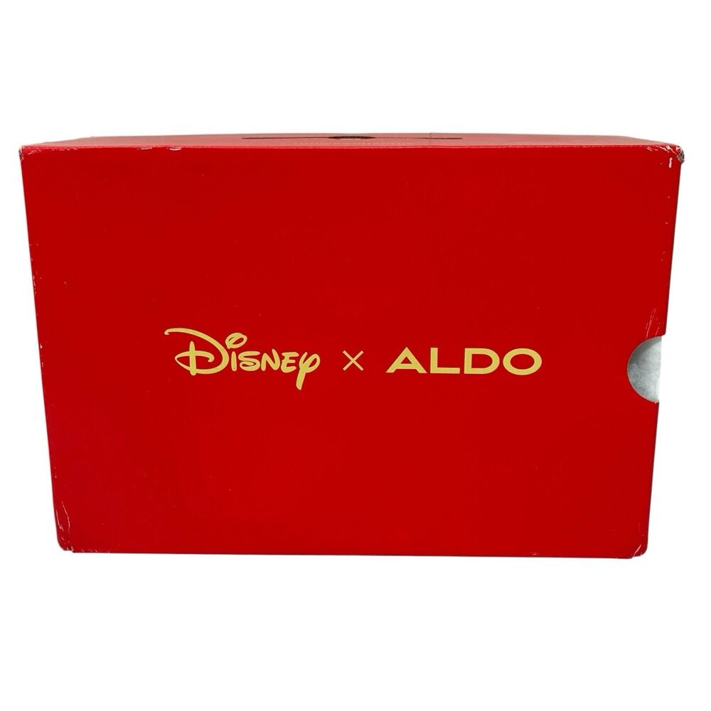 Aldo x Disney Platform Sneakers Womens 11 White Mickey Mouse Rhinestone - Picture 10 of 15